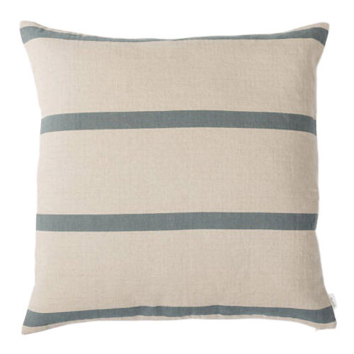 Citt&agrave; Carnival Euro Cushion Natural/Air Force Blue 65x65cm