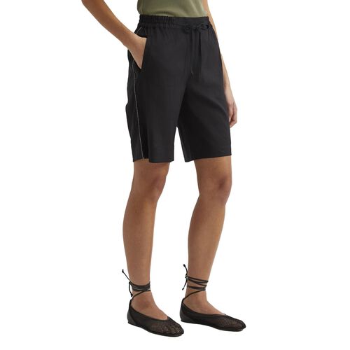 Sportscraft Rosa Bead Trim Linen Short