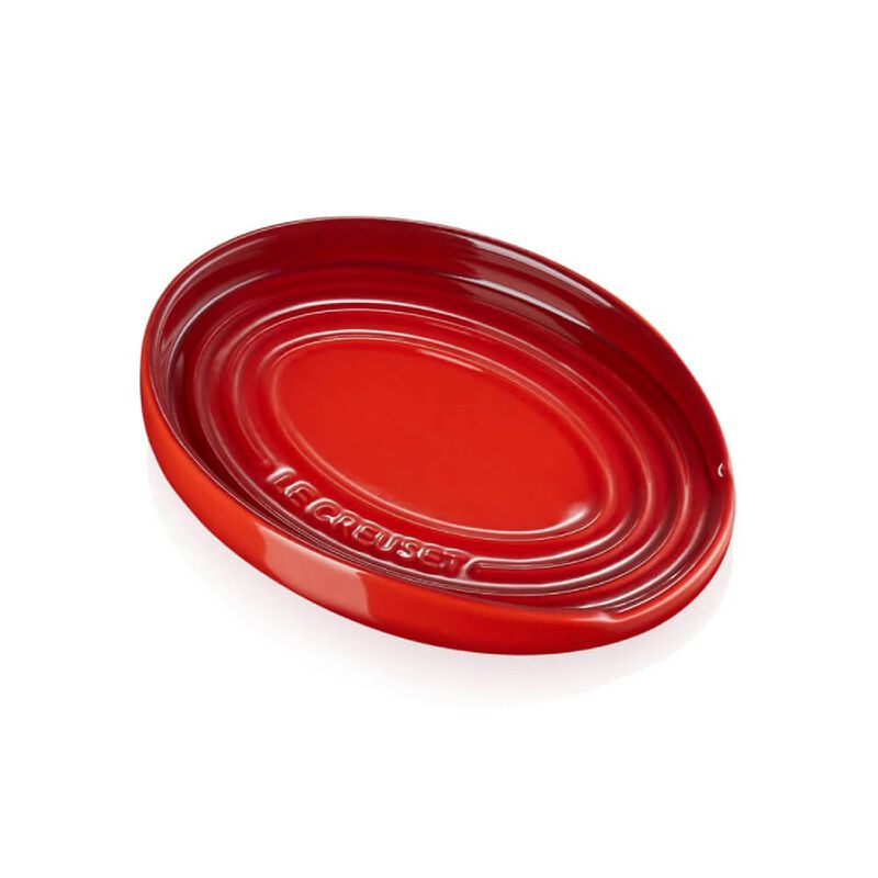 Le Creuset Oval Spoon Rest - Cerise image number 0