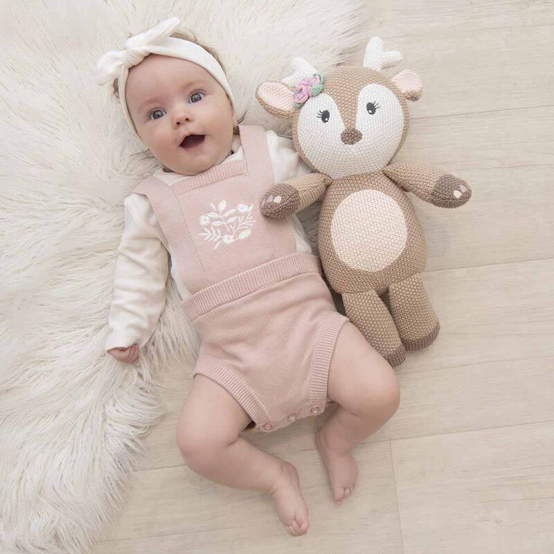 Living Textiles Ava the Fawn Whimsical Softie Toy image number 1