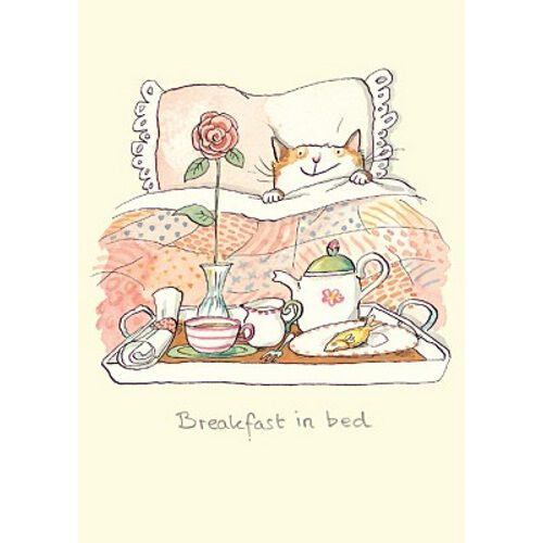 Two Bad Mice Breakfast In Bed Card