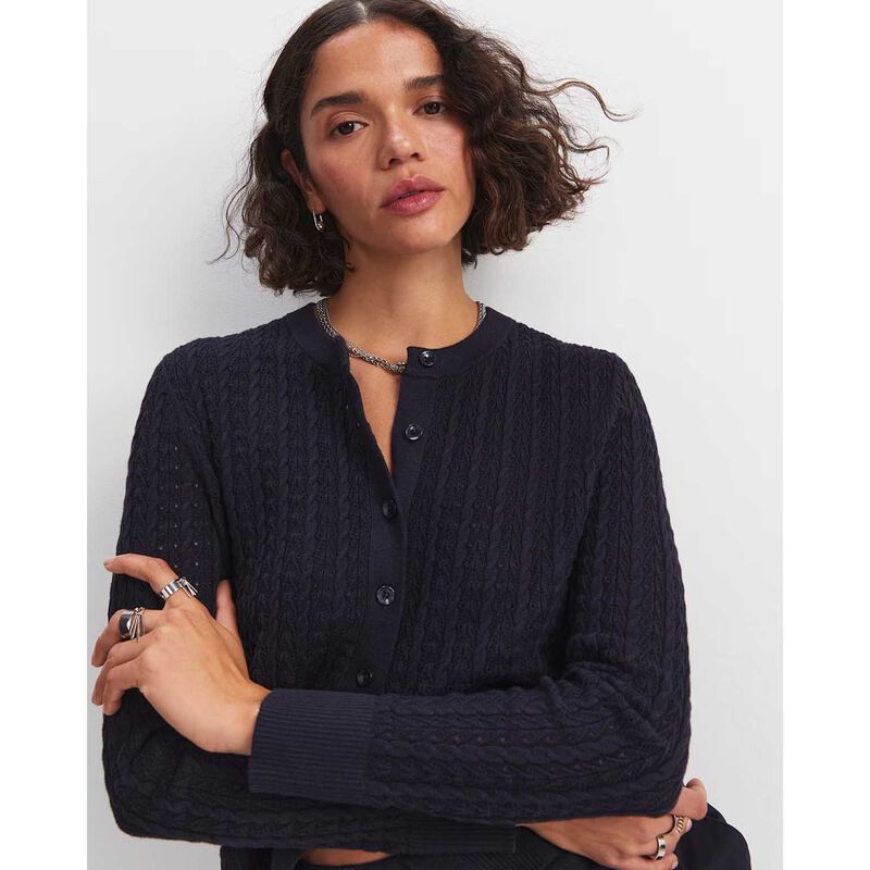 Sportscraft Elka Pointelle Cardigan image number 2