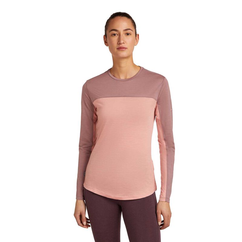 Icebreaker W Merino Blend 125 Cool-Lite Sphere LS Tee Colour Block image number 0