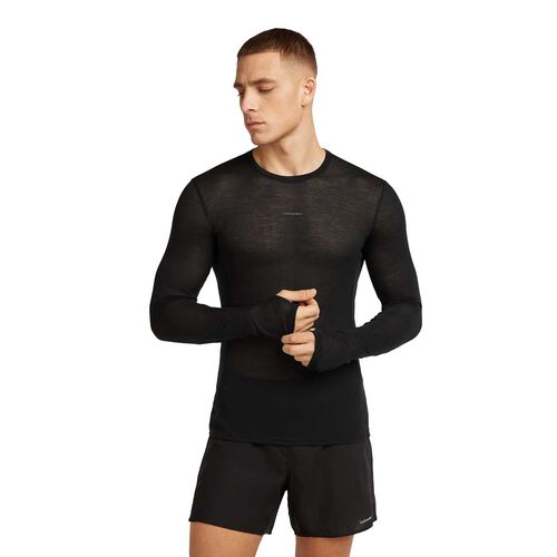 Icebreaker M Merino Blend 75 Cool-Lite™ Featherlight™ Long Sleeve Crewe