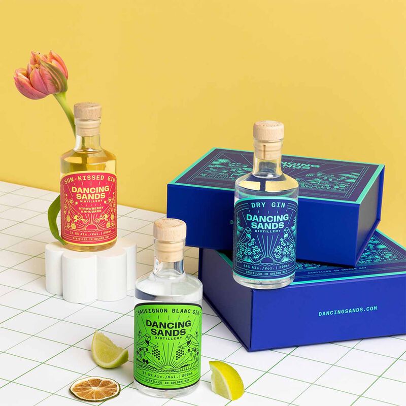 Dancing Sands Gin Greatest Hits Gift Box 3x200ml image number 2