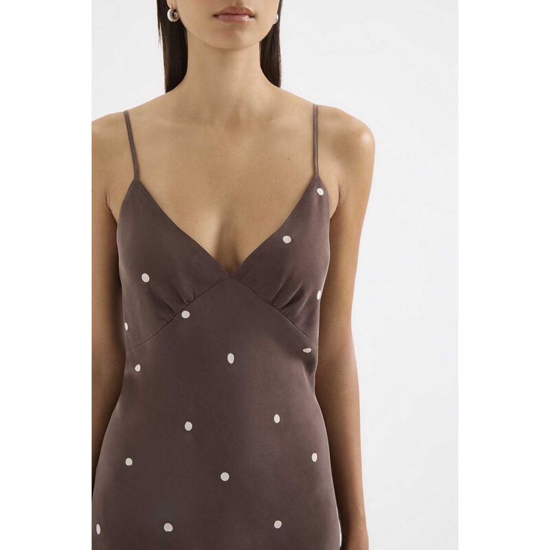 Nude Lucy Athena Cupro Slip Dress image number 2