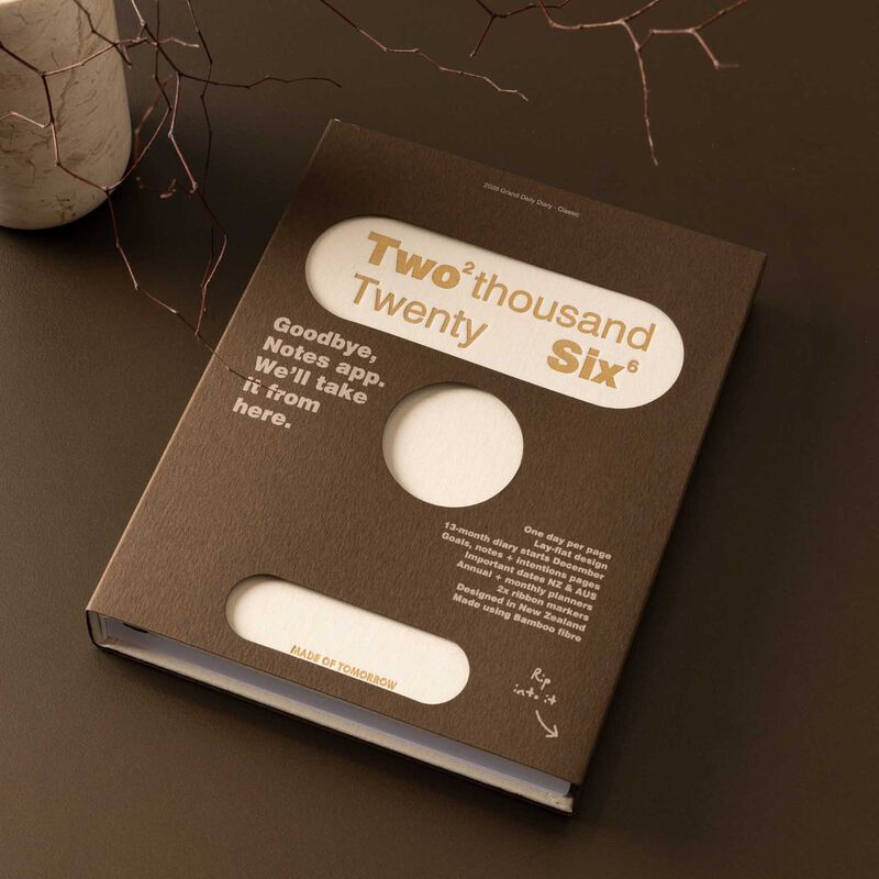 Made of Tomorrow 2026 Grand Daily Diary Classic - Cream image number 2