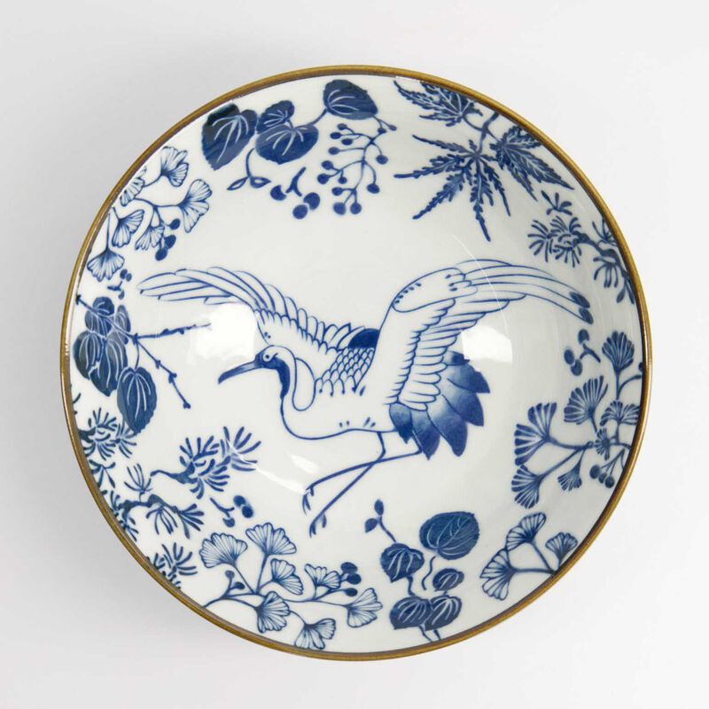 Tokyo Design Studio Flora Japonica Ramen Bowl 21x7cm image number 1
