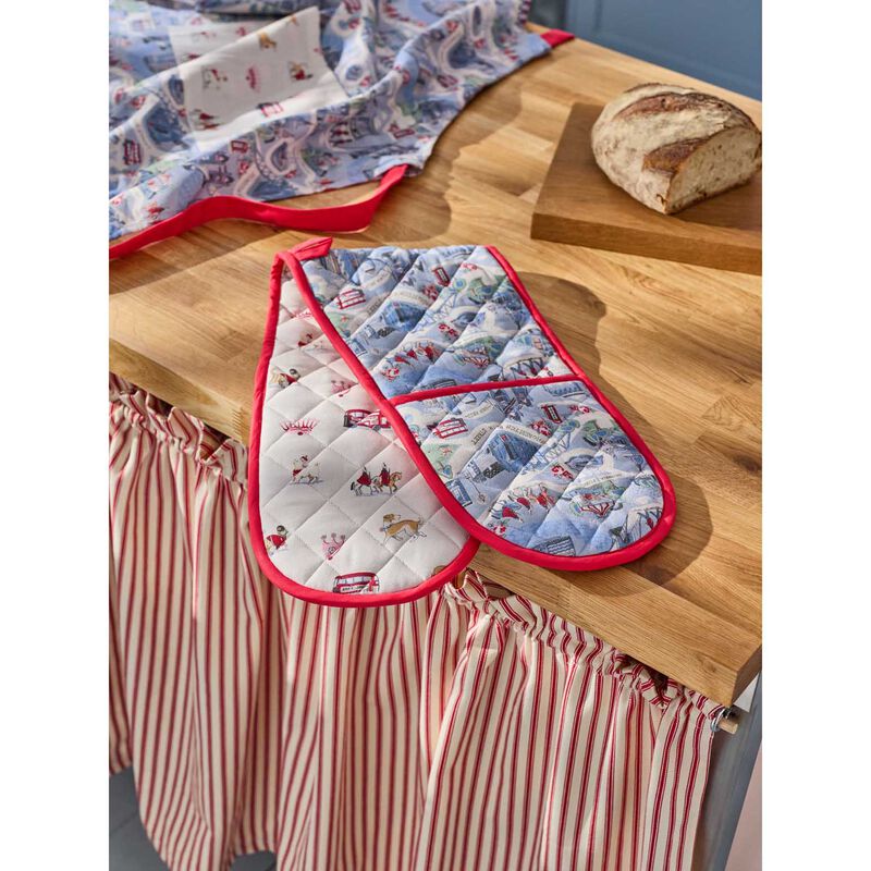 Cath Kidston London Town Double Oven Glove image number 1