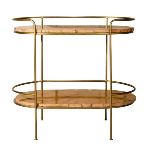 French Country Flinders Trolley Gold Top (2PC)