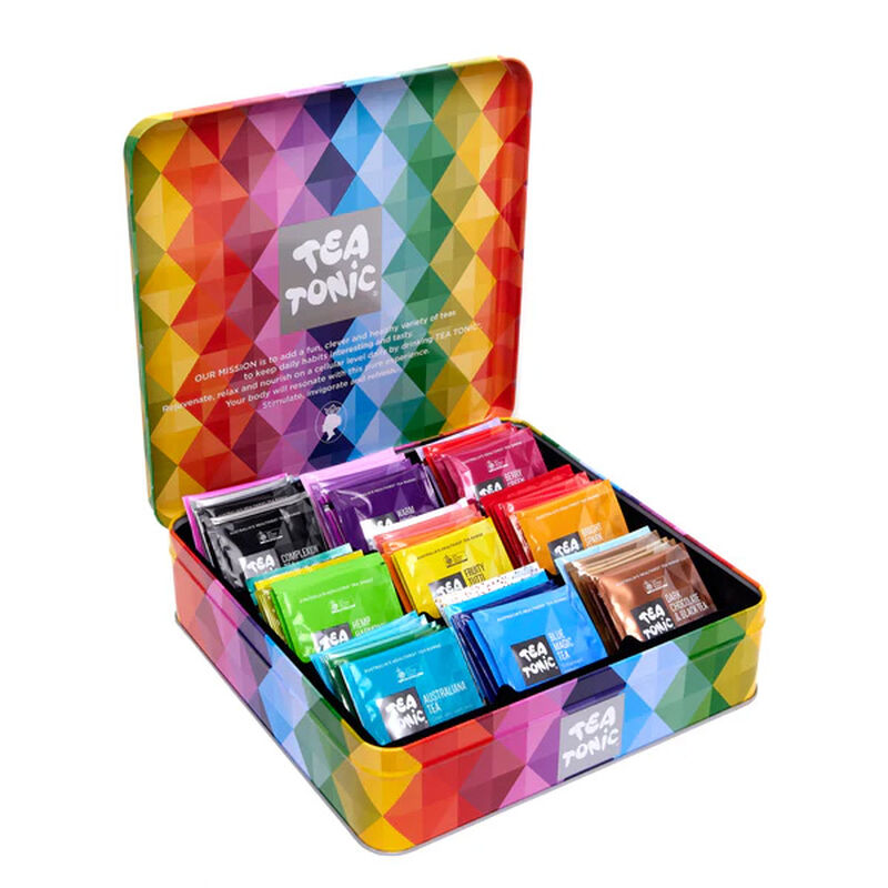 Tea Tonic Deluxe Tea Chest Gourmet Tin - Complete Tea Range image number 1