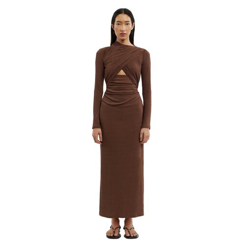 SIGNIFICANT OTHER Gabriana Long Sleeve Midi Dress