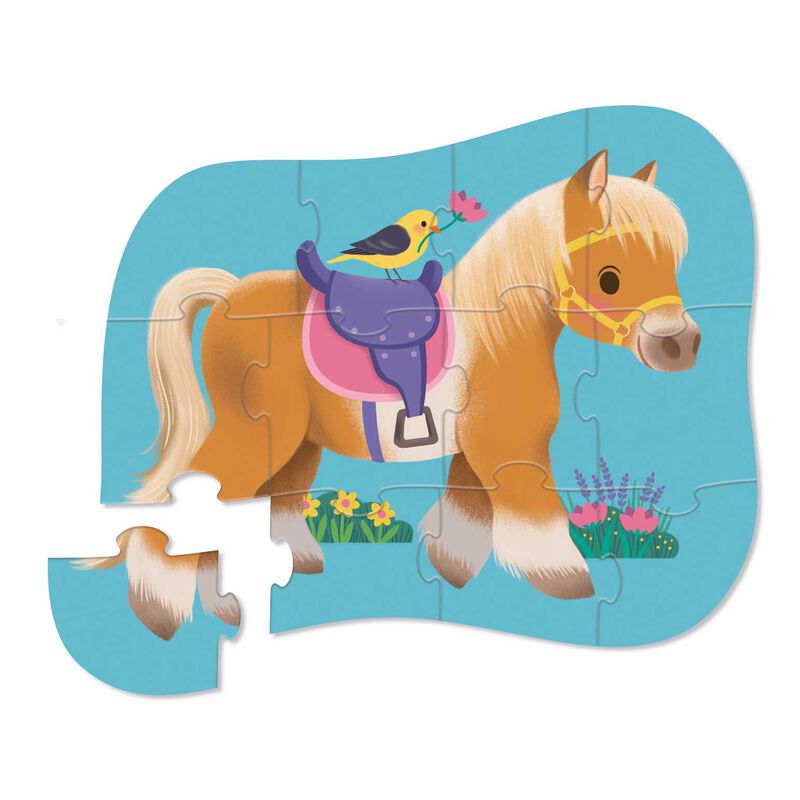 Crocodile Creek 12Pc Mini Puzzle - Pony image number 1
