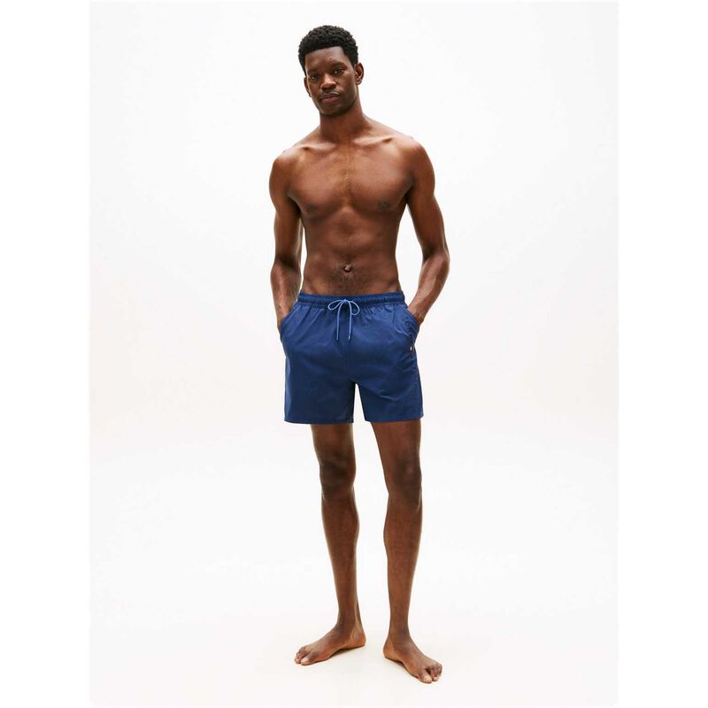 Tommy Hilfiger Original Ithaca Stripe Mid Length Swim Shorts image number 3