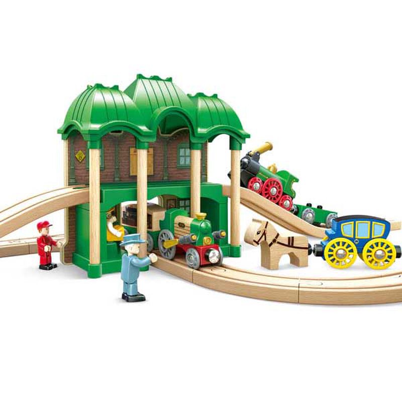 Hape Old-Timer Train Set image number 3