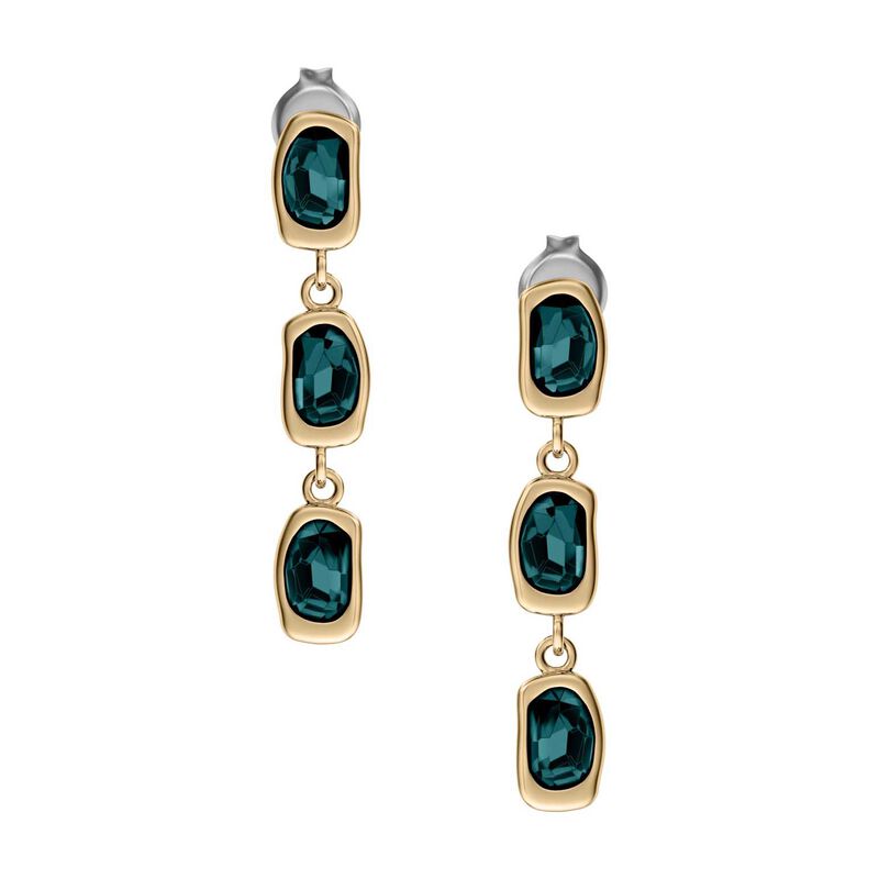 Skagen Sofie Sea Glass Stainless Steel Drop Earrings image number 1
