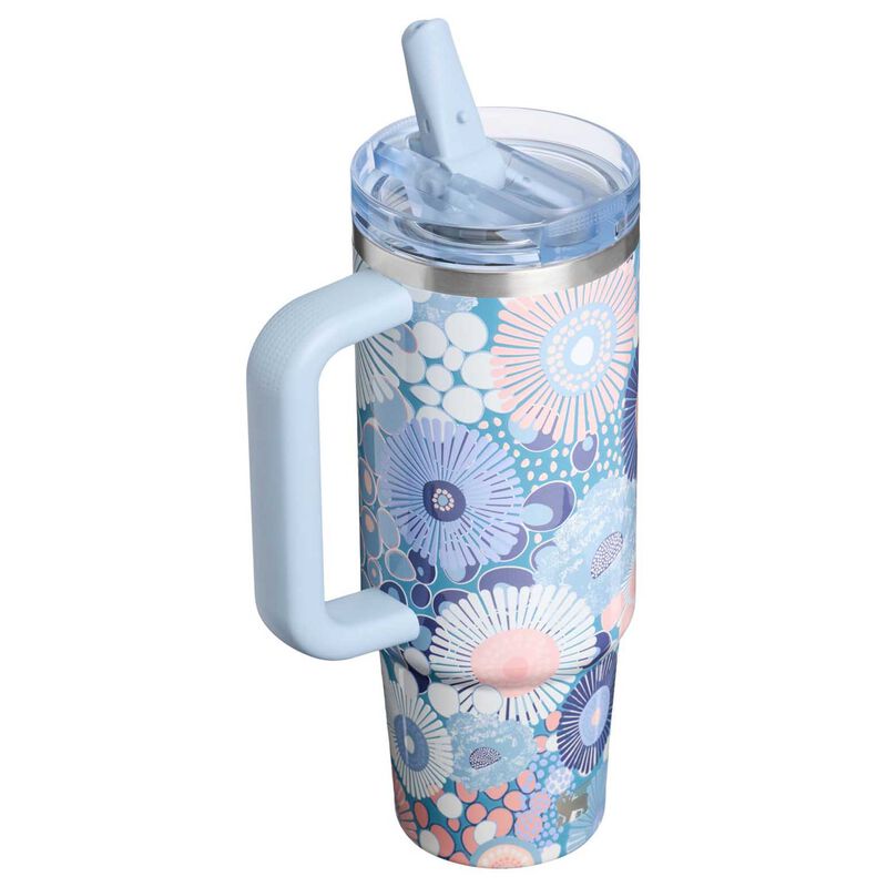 Stanley The Quencher Protour Flip Straw Tumbler 30oz Blue Dream Wildflower image number 1