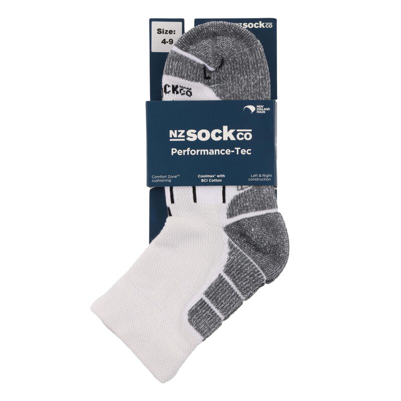 NZ Sock Co Sport Performance Tec Quarter image number 1