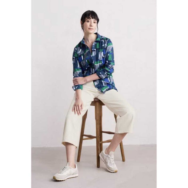 Seasalt Cornwall Larissa Shirt Zennor Abstract Maritime image number 3