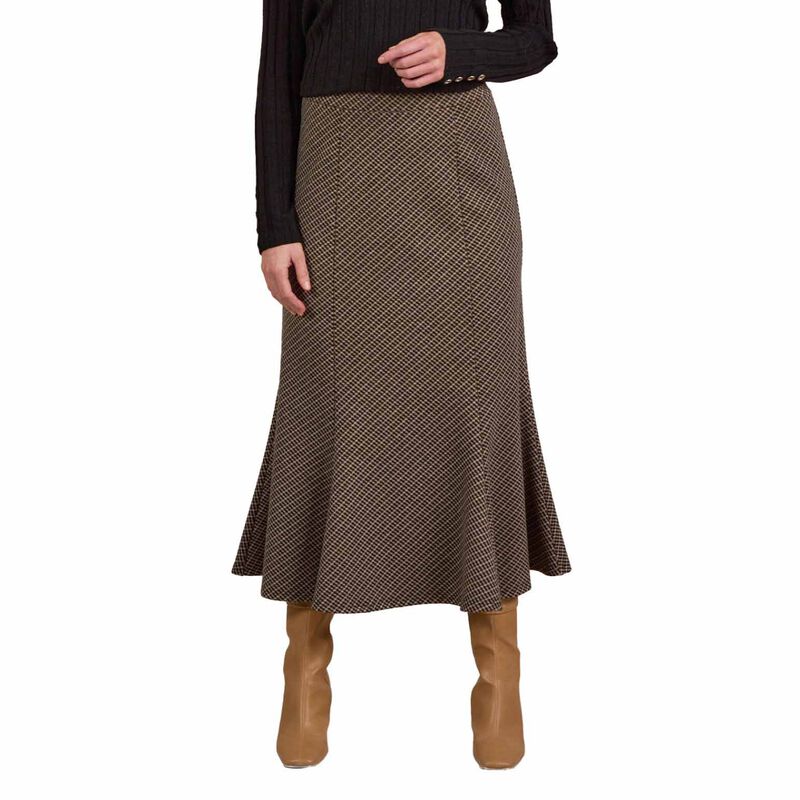 Vassalli Mid Length Fluted Skirt image number 0