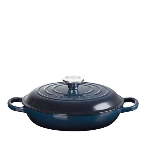 Le Creuset Cast Iron Shallow Casserole 26cm - Nuit
