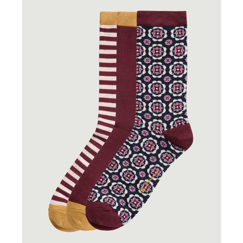 Ben Sherman 3 Pack Mod Stripe Sock (Boxed) image number 1