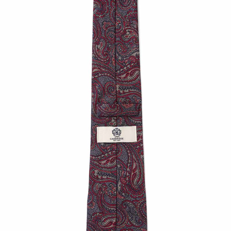 Cambridge Matte Paisley 7.5cm Tie image number 1