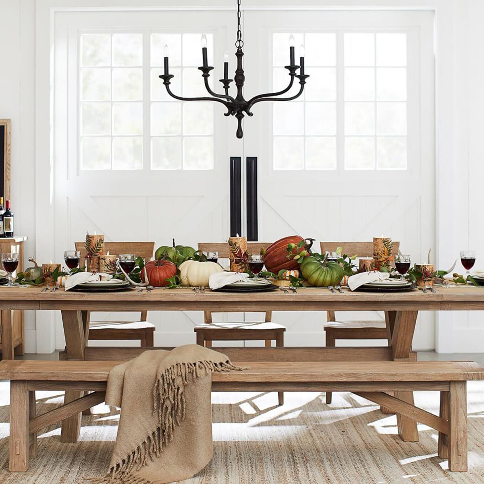 Pottery Barn Toscana Dining Bench Ballantynes Department Store