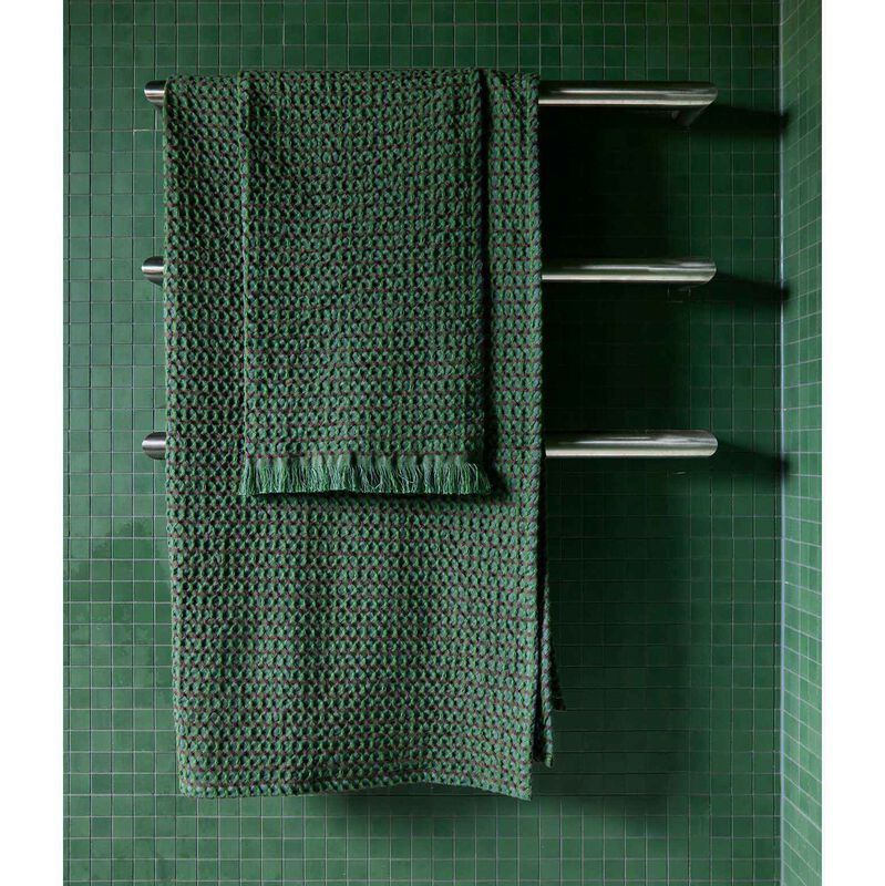 Citt&agrave; Aalto Bath Sheet Eucalyptus/Multi 100x180cm image number 1