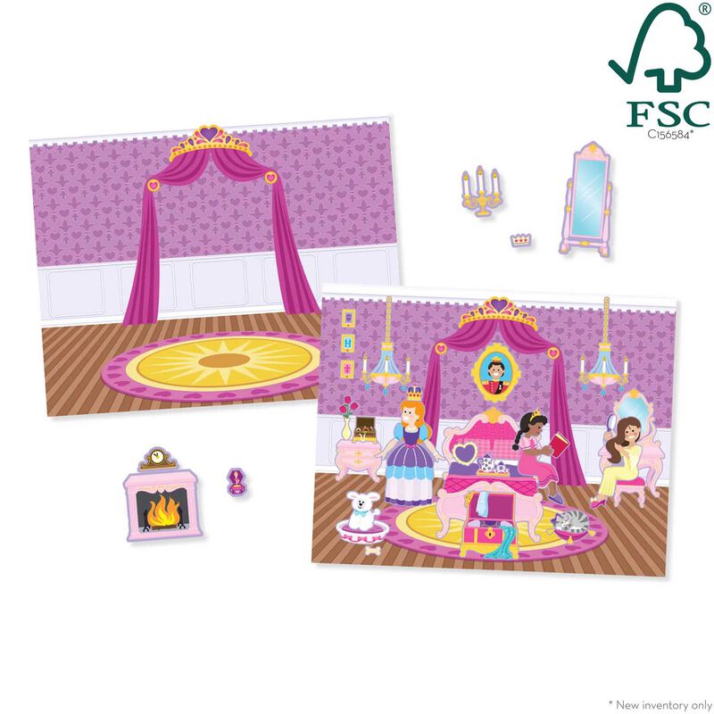 Melissa & Doug Reusable Sticker Pad - Princess Castle image number 2