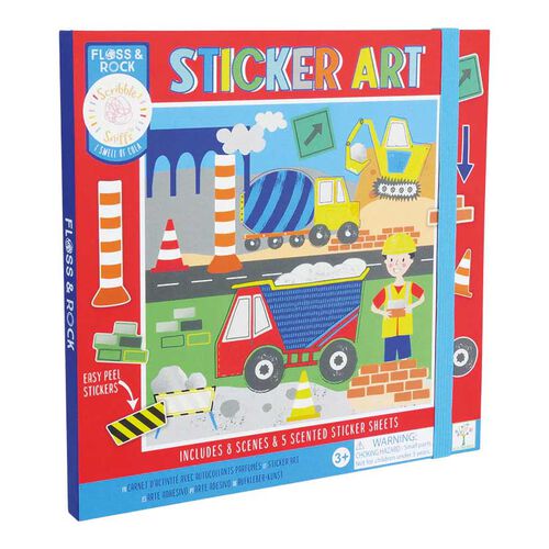 Floss & Rock Sticker Art - Construction