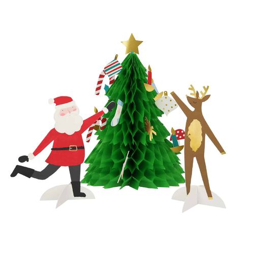 Meri Meri Festive Honeycomb Tree Card