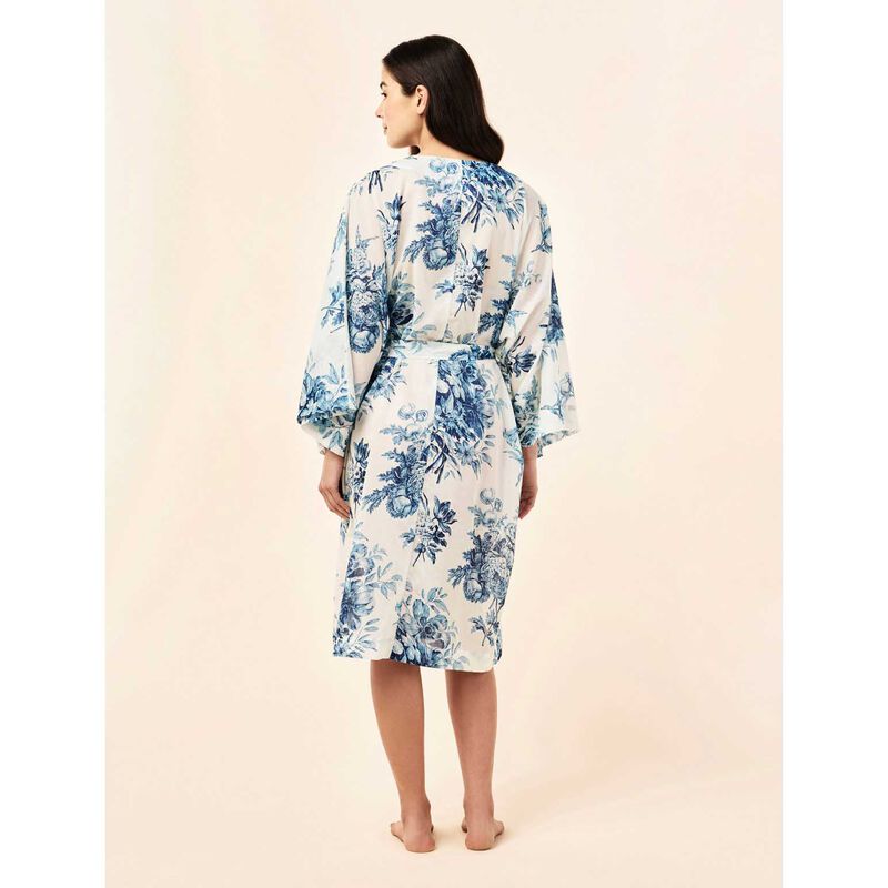 Papinelle Karen Walker Romantic Floral Midi Wide Sleeve Robe image number 1