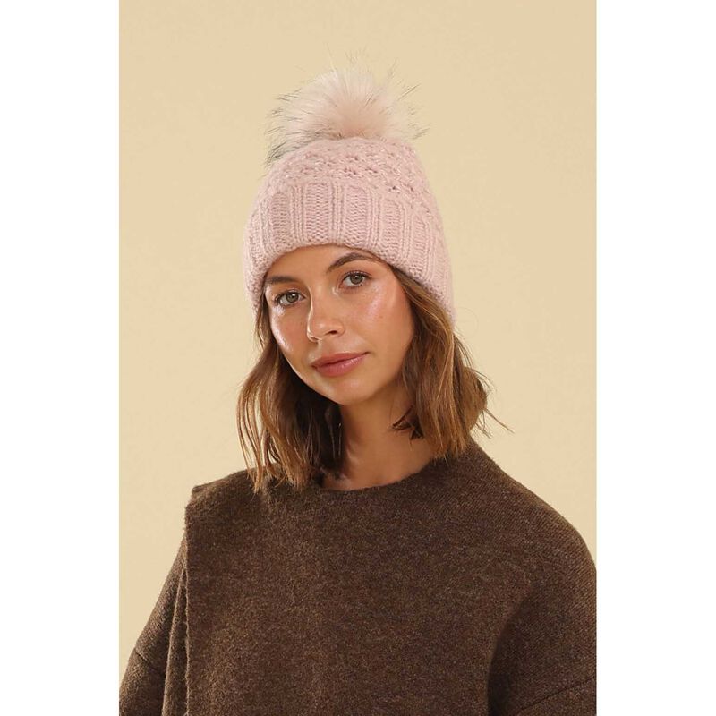 Morgan & Taylor Olive Cable Beanie image number 6