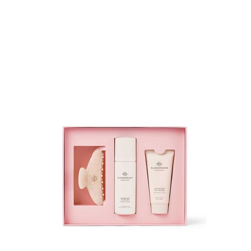 Glasshouse Fragrances Mother's Day Midnight In Milan Hair & Body Gift Set image number 1