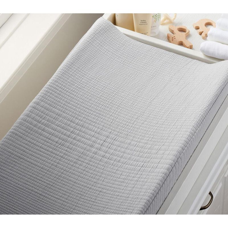 Pottery Barn Kids Organic Matelasse Changing Pad Cover image number 2