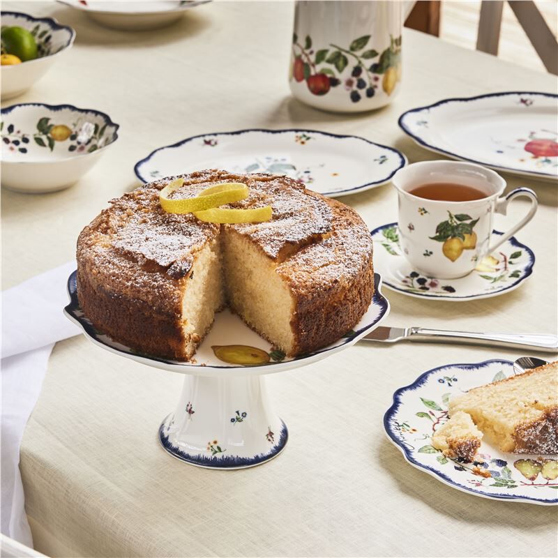 Casa Domani Frutta Scallop Footed Cake Stand 20cm Gift Boxed image number 1