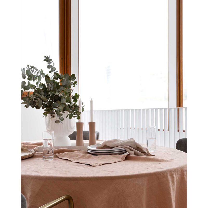 Bambury Linen 2Pc Napkin Set 45x45cm Pebble image number 1