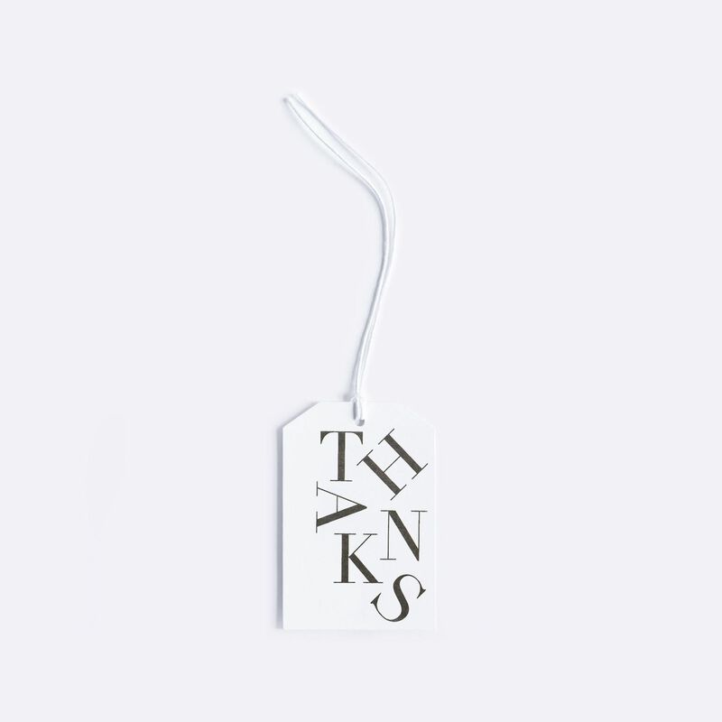Lettuce Scattered Thanks Gift Tag image number 1