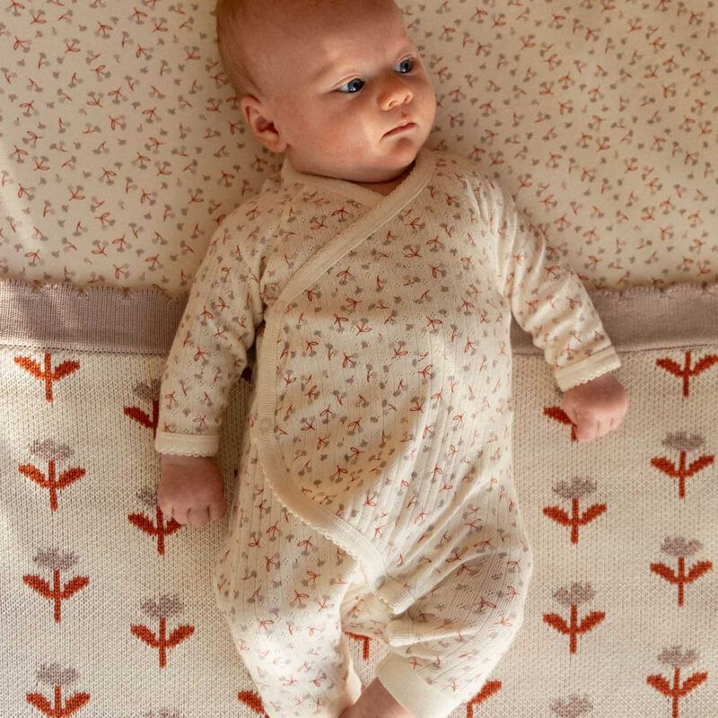 Nature Baby Kimono Stretch & Grow Pointelle image number 1