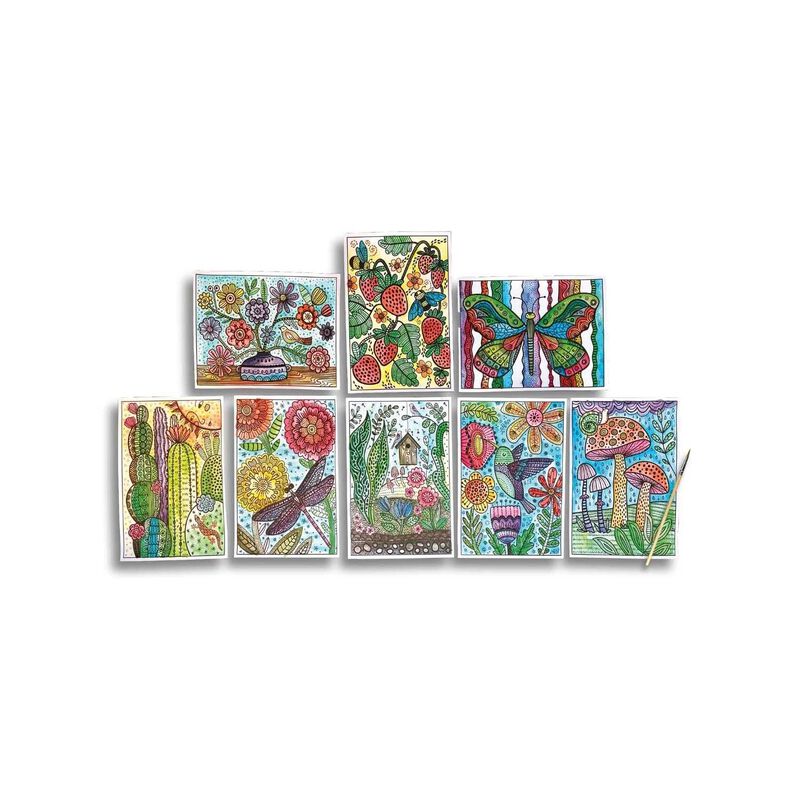 Ooly Hidden Colours Magic Paint Sheets - Magic Nature image number 1