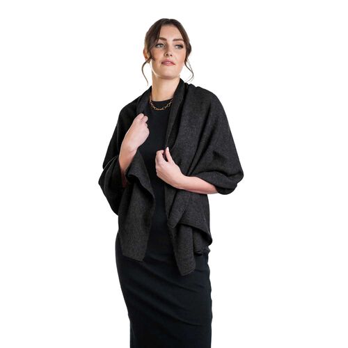 Koru Moss Stitch Wrap