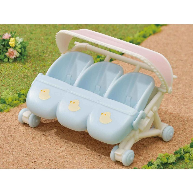 Sylvanian Families Triplets Stroller image number 3