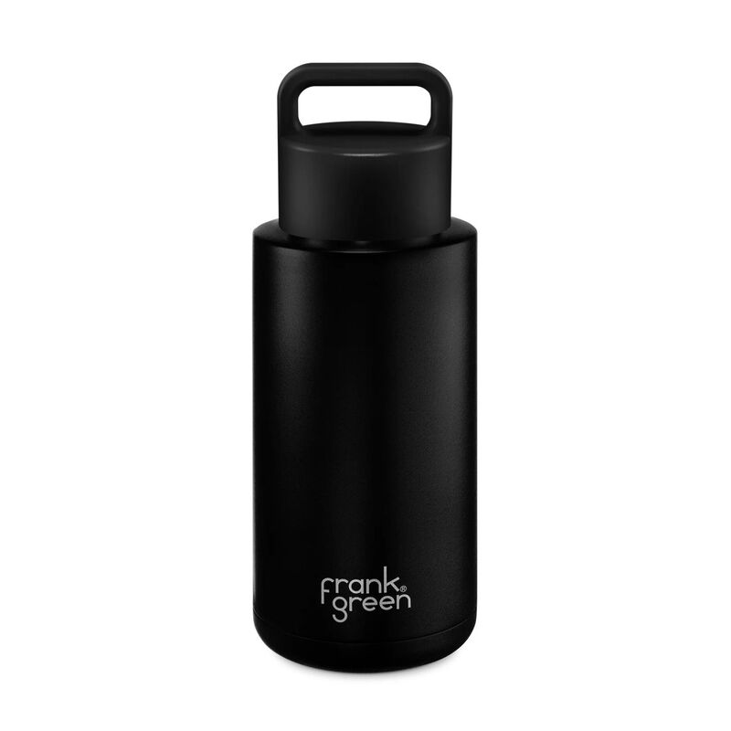 frank green 34oz Ceramic Reusable Bottle Grip Finish with Grip Lid image number 0