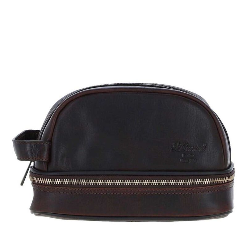 Ashwood Leather Men's Zip Washbag image number 4