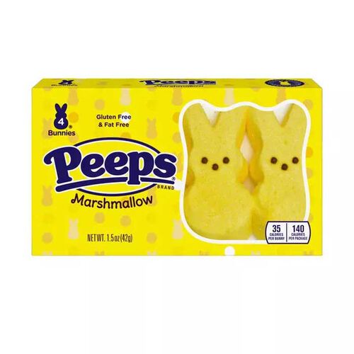 Peeps&reg; 4Pc Yellow Marshmallow Bunnies