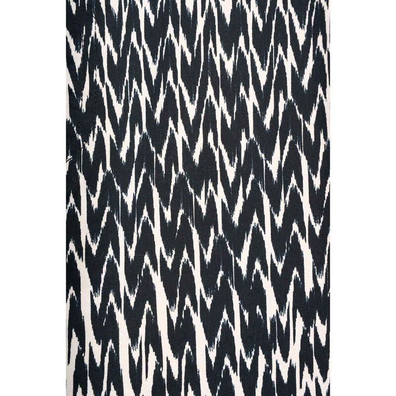 Vassalli Printed Slim Leg 7/8 Length Lightweight Pull On Pant image number 3