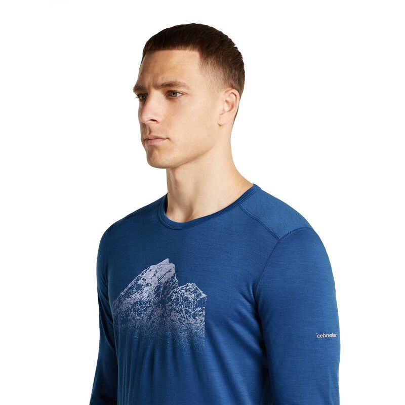 Icebreaker M Merino 200 Oasis LS Crewe Rising Light image number 6