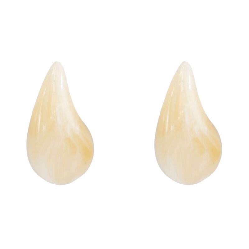 Stella + Gemma Earrings Tear Drop Ivory image number 0