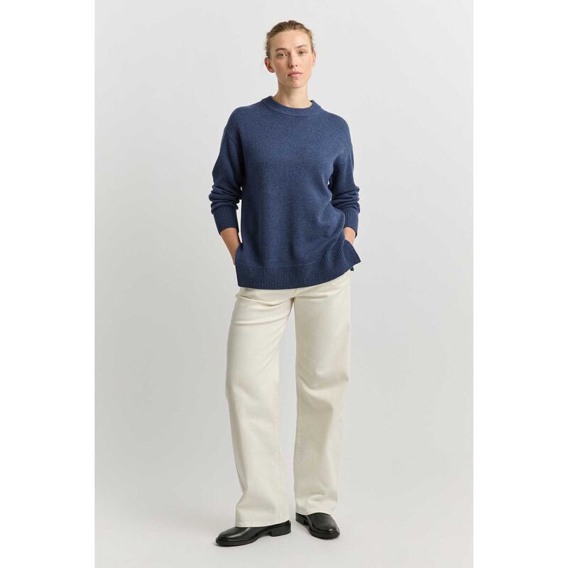 Toorallie Relaxed Longline Crew Jumper image number 3